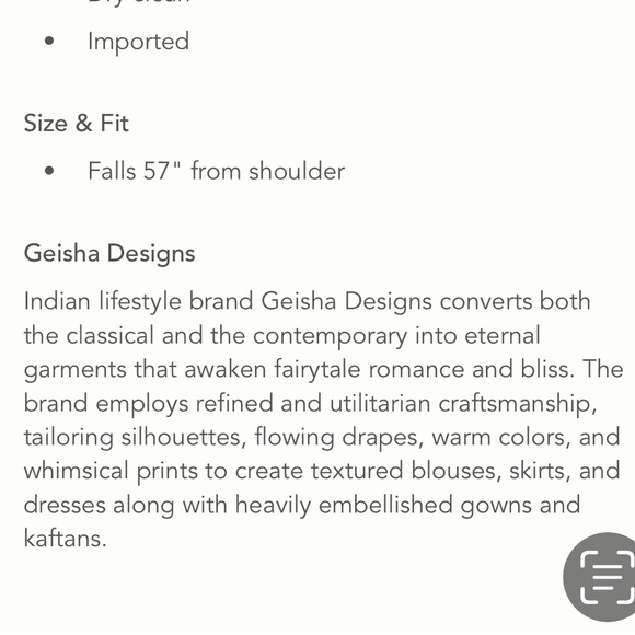 Anthropologie NWT Geisha Designs Cutwork A-Line Maxi Dress size L. - Picture 7 of 15